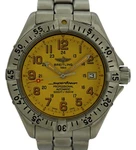 Breitling Men's 41MM Super Ocean 1500M Yellow Dial Automatic Watch! Ref: A17045!. Fixed Price $2599.95.