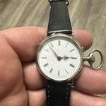 Lovely Silver Cylindre 1900'S Antique French Wrist Watch Perfect Fully Serviced. Fixed Price $449.95.
