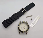 New Af Seiko 7S26 0050 SKX023 White Kit Case Bezel Glass Crown Strap Dial Hands. Fixed Price $108.00.