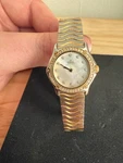 Ebel Swiss Women's Sport Classic Two-tone 18K Gold Steel Diamond Bezel Watch. Fixed Price $799.00.