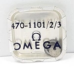 Original Omega Spare Part No. 1101/2/3, Cal. 470, Crown Wheel Set, Nos Sealed. Fixed Price $25.00.