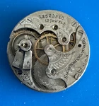 6 Size Elgin Grade 295 Hunting Pocket Watch Movement Keeping Time. Fixed Price $85.00.