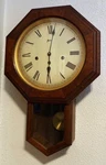 W. Haid Octagon Wall Clock Westminster Chime 351-020 Germany/parts/repair. Fixed Price $75.00.