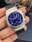 Hublot Mdm Automatic Chronograph, Blue Dial 1810.1 -box/papers Unsigned-. Fixed Price $3250.00.