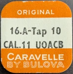 Nos New Genuine Bulova Cal. 11UOACB # 16A Long Winding Stem - Tap 10 Watch Part. Fixed Price $24.99.