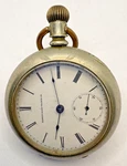 1884 Elgin Model Lever Set Pocket Watch Silverode Case. Fixed Price $60.00.