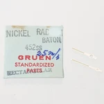 Set Nos Gruen 452SS Silver Baton 25MM Watch Hands 80/140 Minute Hour (C6D13). Fixed Price $22.49.
