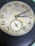 1926 Illinois 12S 17J Pocket Watch Movement Grade 405 Admiral Sears Runs Hands. Fixed Price $49.00.