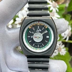 Vintage Dalil Mecca Direction World Time Automatic Swiss Men's Watch Cal. 4611-A. Fixed Price $249.00.