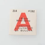 Genuine Bulova Accutron Wristwatch 214 Part # 192 Minute Wheel Spring (C5D2). Fixed Price $35.99.