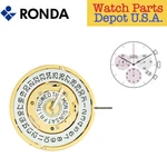 Ronda 5050.E Quartz Chronograph Movement, 3 Hands, Date 4 (swiss Made). Fixed Price $100.00.