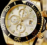 Invicta Pro Dvr Swiss Made Valjoux 7750 Chrono 18KT* Gold W/warranty/ Very Rare!. Fixed Price $749.88.