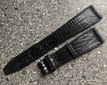 Vintage Nos Bucherer Black Lizard Strap 19MM. Fixed Price $240.45.