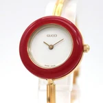 Serviced Vintage 1980S Gucci 11/12.2 Change Bezel Watch 26MM Quartz Women's W744. Fixed Price $849.99.