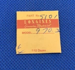 Longines 970.2 PART#5101 Case Screws (3) Sealed. New Old Stock. 60-50. Fixed Price $19.20.