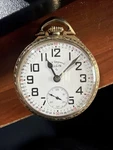 Rare Elgin B.w. Raymond 571 21JEWEL 10K Gold Rr Pocket Watch 8 Adjustments. Fixed Price $400.00.