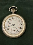Vintage Swiss Made Trovato Pocket Watch Mother Of Pearl Case A1415. Fixed Price $45.00.