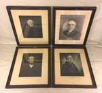 Antique Lithographs Of Presidents Van Buren, Harding, Tyler & Arthur. Fixed Price $180.00.