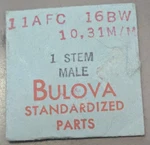 Nos Genuine Bulova Cal. 11AFC - 10.31 Watch Stem Male #16BW. Fixed Price $15.99.