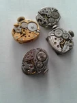 Lot Of Ham. 750, Bulova 5AD, Longines 4LLV, 2093 Working Movement. Fixed Price $40.00.