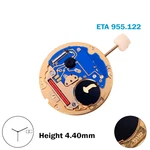 Eta 955.122 Swiss Quartz Movement-white Day& Date Disk AT:3-H:4.40MM-3HANDS.. Fixed Price $60.00.