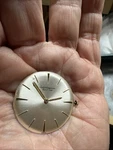Vintage Jules Jurgensen Watch Movement Dial Hands Crown Crystal Cal. 330 Runs. Fixed Price $300.00.