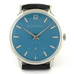 Large 37MM Girard Perregaux Manual Wind Blue Dial Steel Swiss Original Watch. Fixed Price $355.00.
