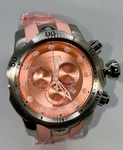 Invicta Reserve Venom Swiss Ronda 5040.D Caliber Men's Watch - 53.7MM Pink, 1407. Fixed Price $209.93.