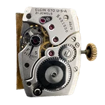 Vintage 20MM Lord Elgin 21 Jewel Mechanical Men's Wristwatch Movement 670 Usa. Fixed Price $67.80.