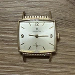 Vintage 1960S Hamilton Cal. 688 10K Rgp Square Manual Dress Watch Runs. Fixed Price $185.00.