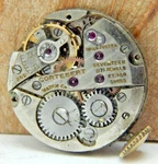 Vintage Cortebert Et. 980 17 Jewel Wrist Watch Movement With Crown Stem Combo. Fixed Price $39.00.