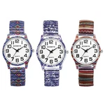 Womens Ladies Bohemian Easy To Read Quartz Wrist Watch Elastic Stretch Band Gift. Fixed Price $12.99.