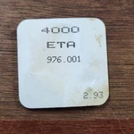 Eta 976.001 Nos Factory Sealed Quartz Circuit Board Part #4000 2.93. Fixed Price $95.00.