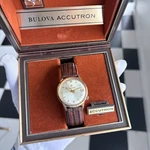 1974 Bulova Accutron With Box Cal 2181G Wrist Watch Running!. Fixed Price $269.55.
