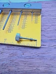 Timex Watch Stem And Crown Assembly 027-060021 Nos White 4.9MM. Fixed Price $11.95.