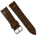 New Watch Band Short 20X18MM Genuine Leather D.brown Alligator Grain Flat Slim. Fixed Price $29.99.