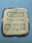 Swiss Watch Balance Staff Peseux 170 & 190 - Nos. Fixed Price $5.95.