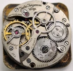 Rare Jules Jurgensen Cal. Ms 17 Jewel Center Seconds Watch Movement For Repair. Fixed Price $36.00.