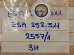 Eta 252.511, 252.611 Date Disc, Black And White, #2557, 3 Position. Fixed Price $48.00.