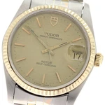 Tudor Prince Oyster Date 74033 Yg Bezel Gold Dial Automatic Men's Watch 935286. Fixed Price $1358.30.