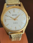 Vintage Rose Gold Gruen Wrist Watch Cal 710 Rss 25 Jewel Automatic Keeping Time. Fixed Price $225.00.