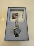 Swiss Army Lancer 100 Quartz Black Dial Date Bracelet Watch Box Manual 30M. Fixed Price $189.97.