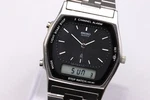 Near Mint Seiko H449-5110 Ana Digi Quartz Watch Black Dial Vintage Japan. Fixed Price $129.99.