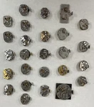 Antique Vintage Mechanical Watch Movement For Parts & Replacement, Varieties. Fixed Price $60.00.
