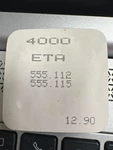 Eta Electronic Module 555.112 555.115 Part 4000. Fixed Price $62.32.