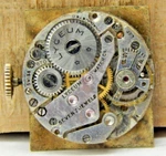 Vintage Clayton Lyceum 970 Jewel Wrist Watch Movement With Dial Hands & Crown. Fixed Price $39.00.