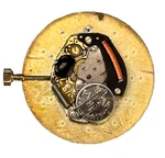Geneve Quartz Wristwatch Movement Good Gold Dial Crown Vintage Parts REPAIR(439). Fixed Price $39.00.