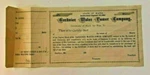 Antique 1880'S Non-issued Gardnier Water Power Company Dam Stock Certificate. Fixed Price $17.77.
