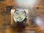 44MM Skeleton Watch Swiss Eta 6498 Movement Handmade - Strap. Fixed Price $605.52.