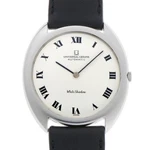 Universal Geneve White Shadow 866101 Automatic CAL.1-66 Dial Men's Watch. Fixed Price $950.00.